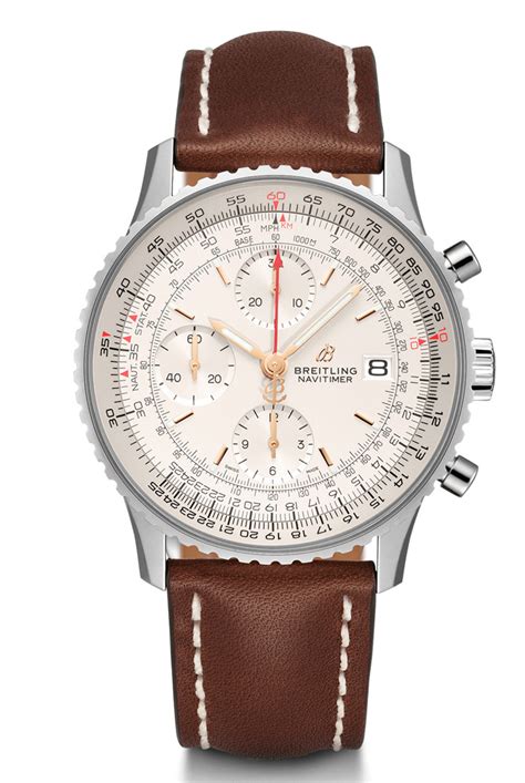 breitling navitimer marron dial